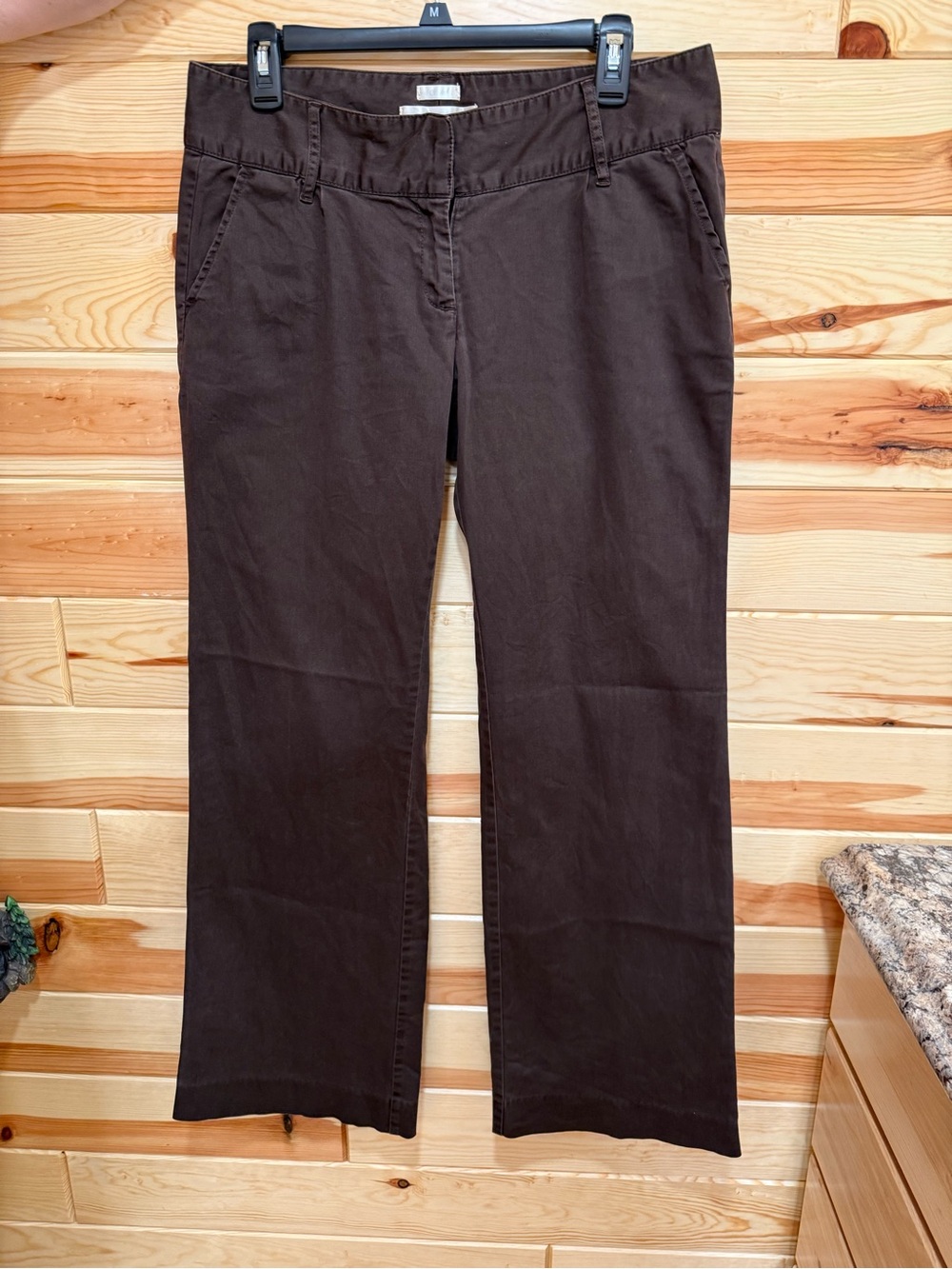 Y2k Low rise Wide leg dark brown pants
